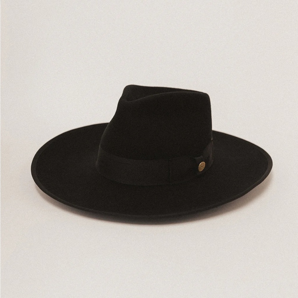 Classic Black Fedora Hat - Picture 8 of 8